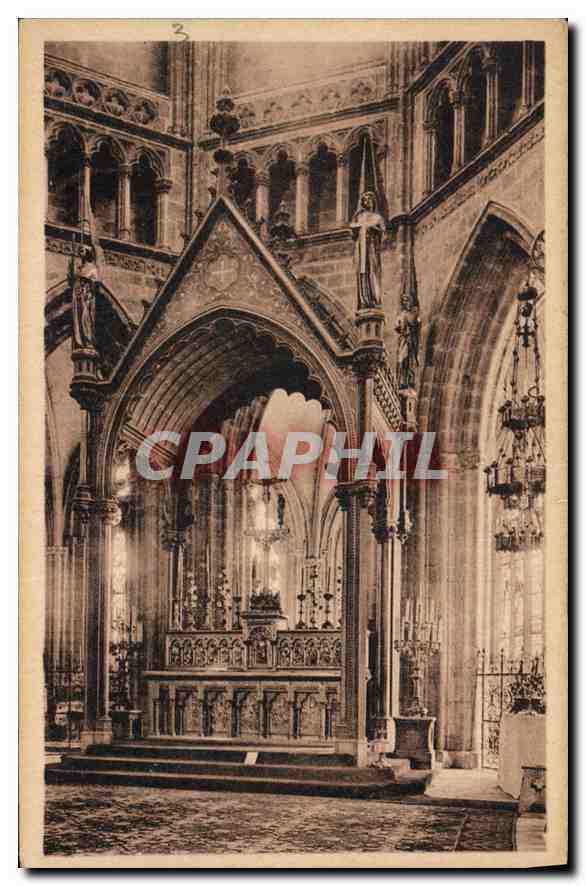 CPA Quimper La Cathedrale Le Maitre Autel 