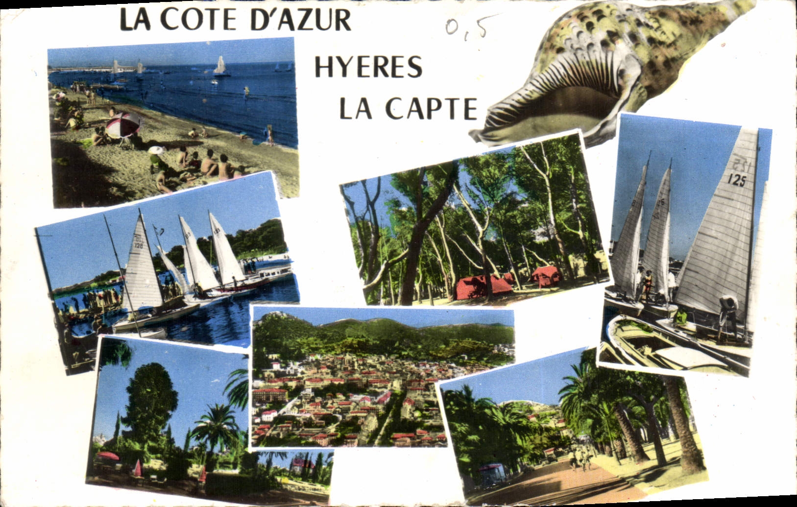 CPA La Cote d'Azur Hyeres La Capte 