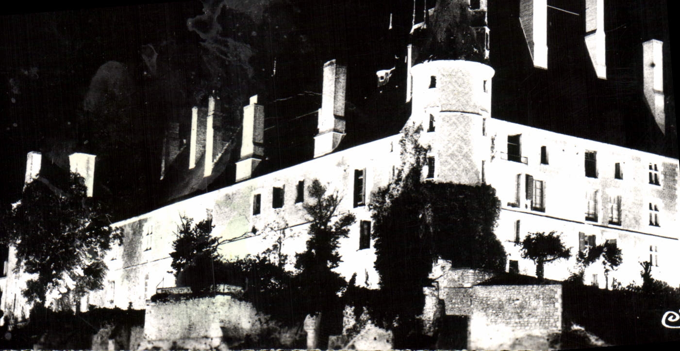 CPA Gien Loiret Le Chateau illumine 