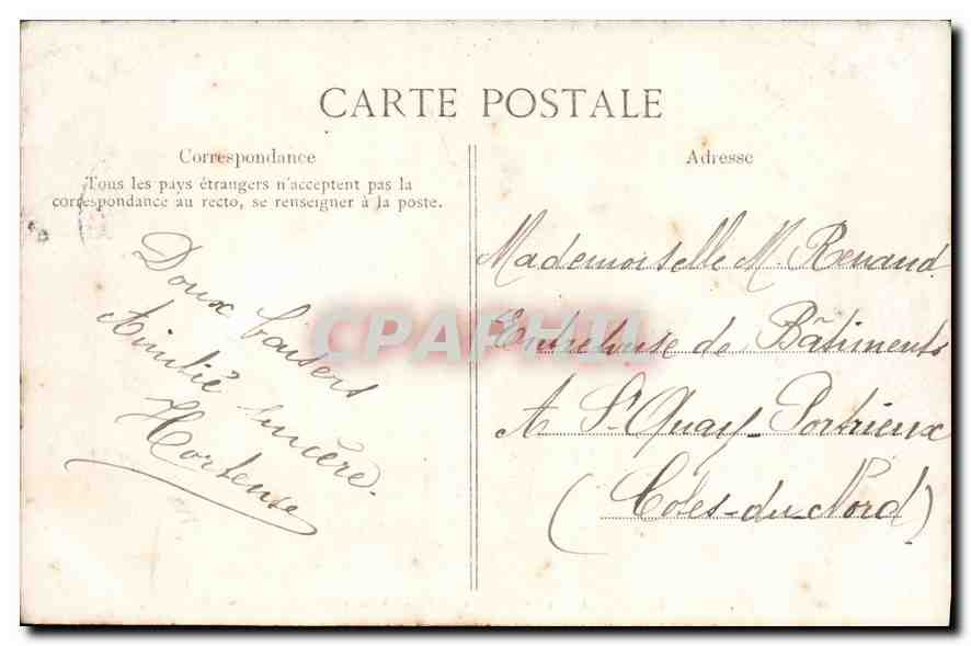 CPA Paris Hotel des Invalides Tombeau de Napoleon I  — Rückseite