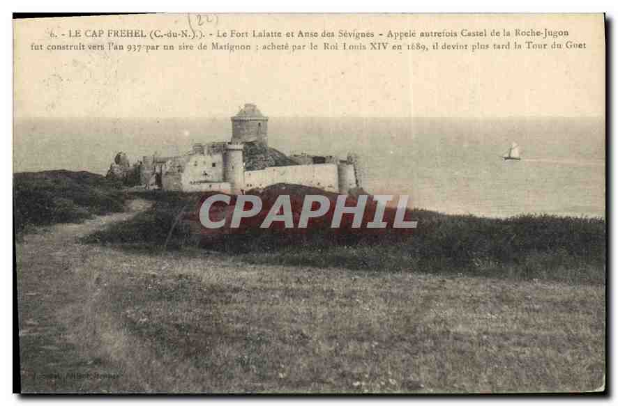 CPA Le Cap Frehel C du N Le Fort Lalatte et Anse dea Sevignes 