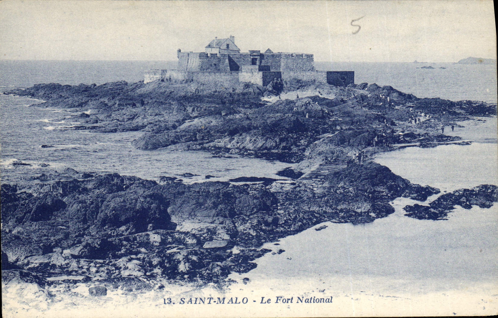 Saint-Malo — El Fuerte Nacional — G. Arliaud, editor, Nantes