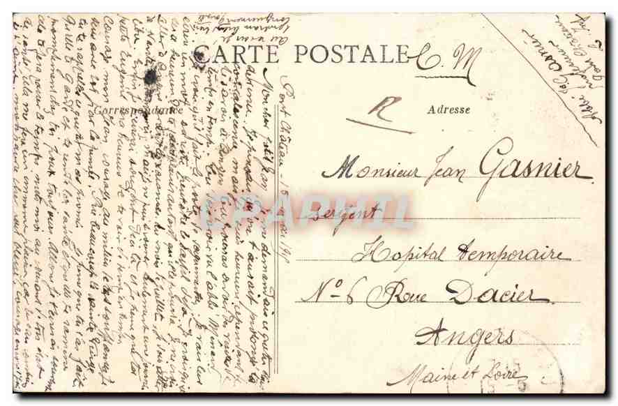 CPA Calvaire de Pontchateau XIV Station Jesus porte au tombeau St Sepulcre  — Rückseite