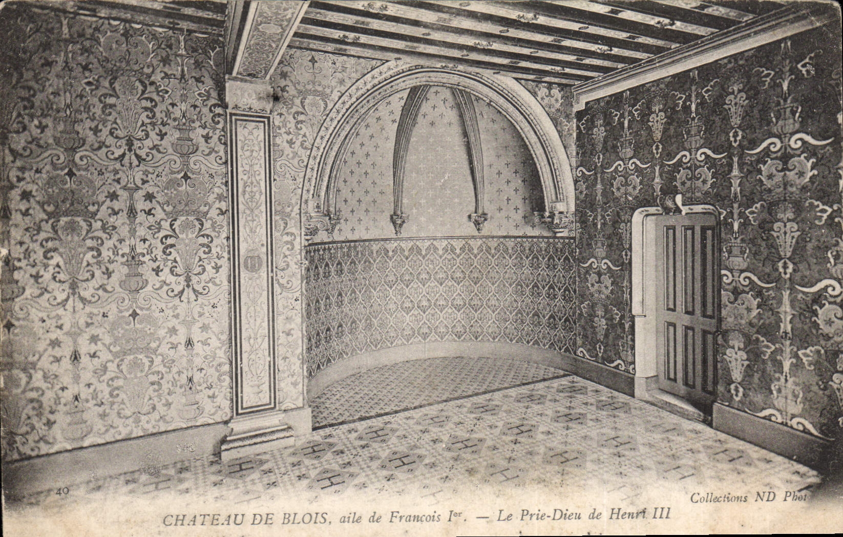 Château de Blois, aile de François Ier — Le Prie-Dieu de Henri III