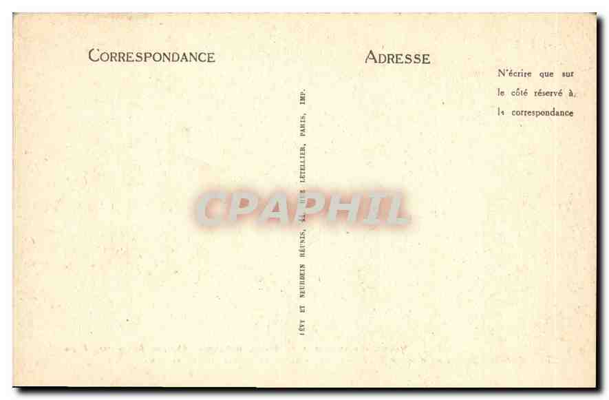 CPA Lourdes Le Calvaire XI Station Jesus attache a la Croix  — Verso