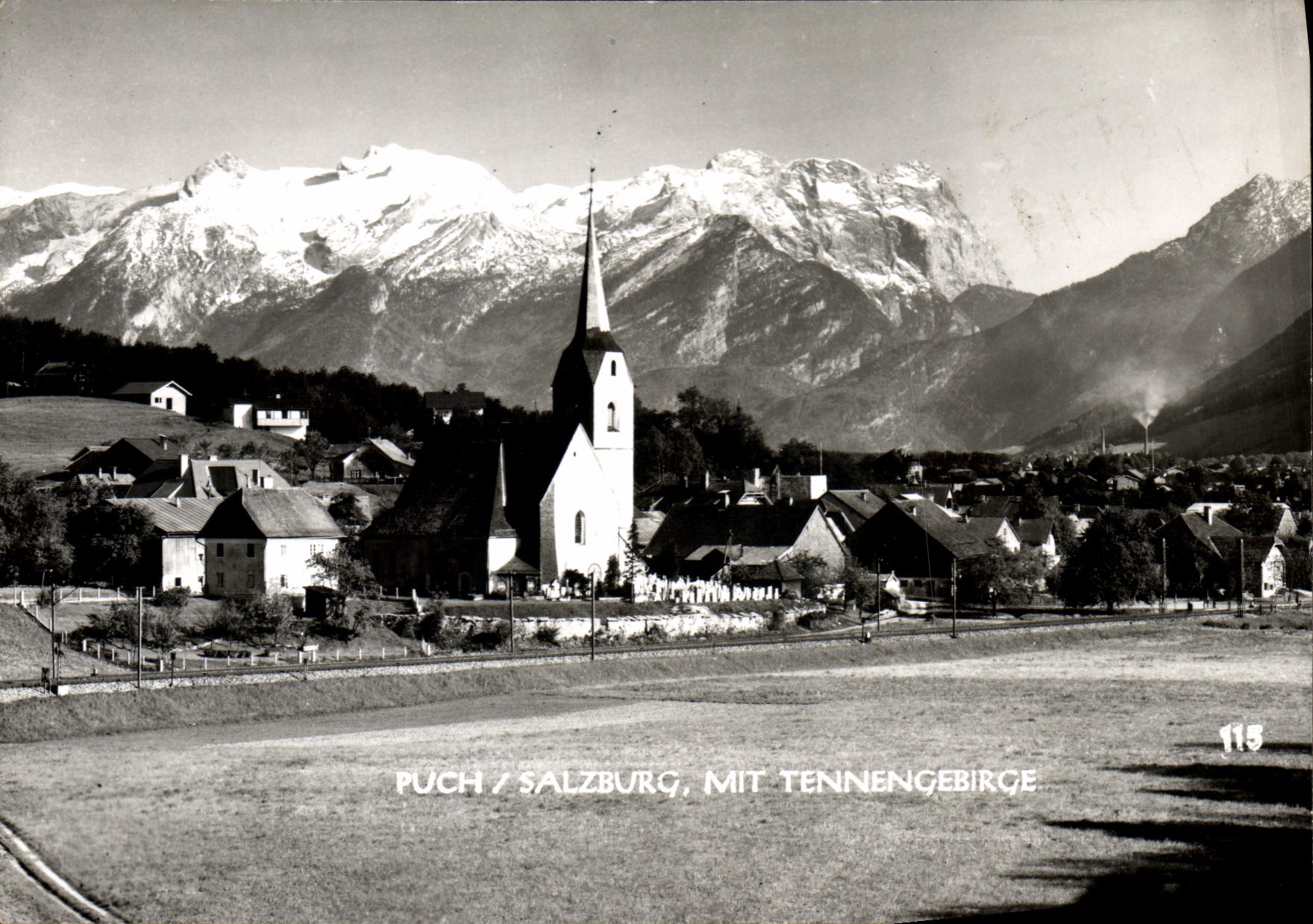 CPA Puch 7 Salzburg Mit Tennengebirge 