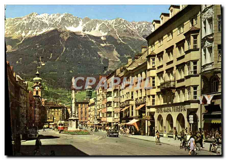 CPA Alpenstadt Innsbruck Maria Theresienstrasse geg 