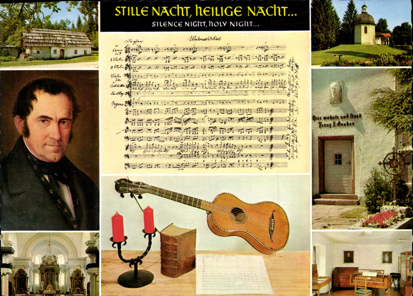 CPA Stille Nacht heilige Nacht 