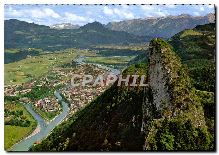 CPA Hallein gegen Barmstein Tennengebirge und Dachstein Salzburg 