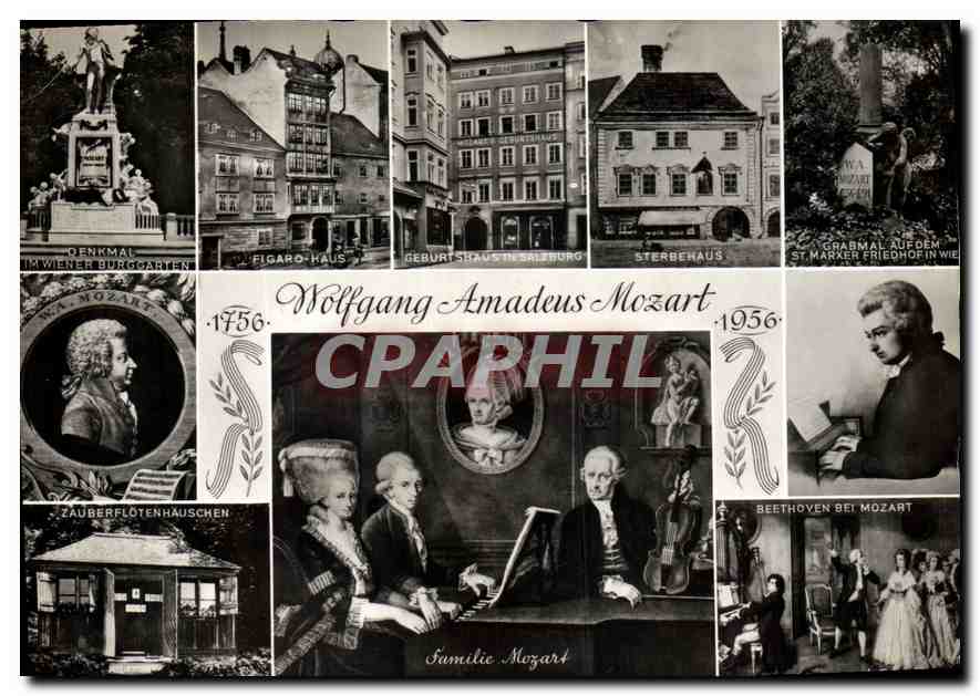 CPA Wolfgang Amadeus Mozart 