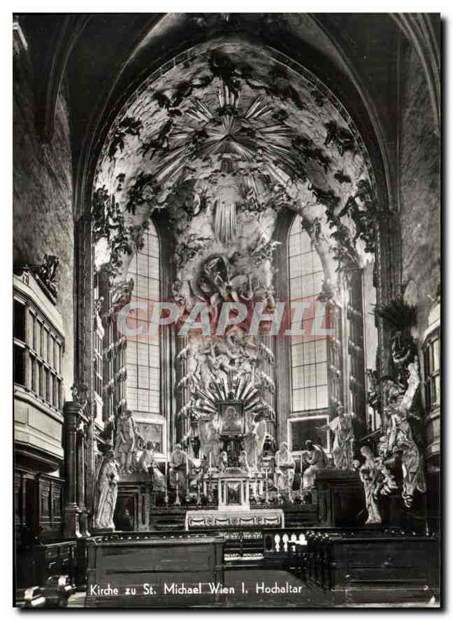 CPA Kirche zu St Michael Wen Hochaltar 