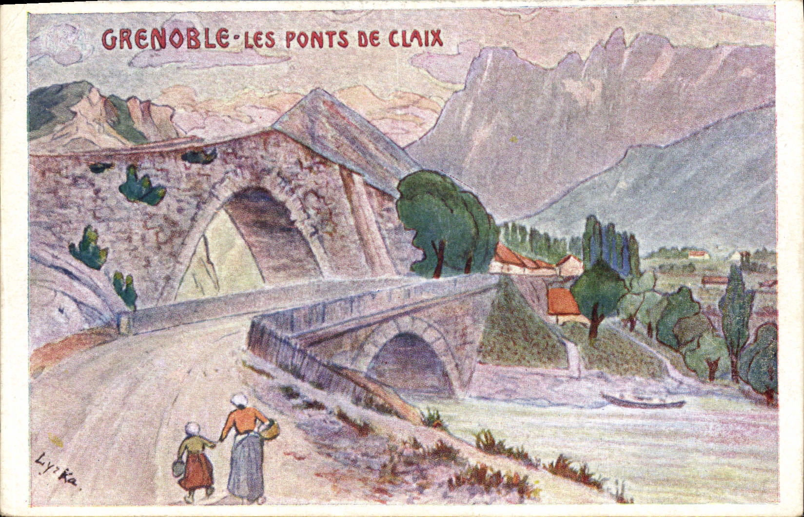 Grenoble - Los Puentes de Claix — Edición Artística F. Ducroisel, Grenoble