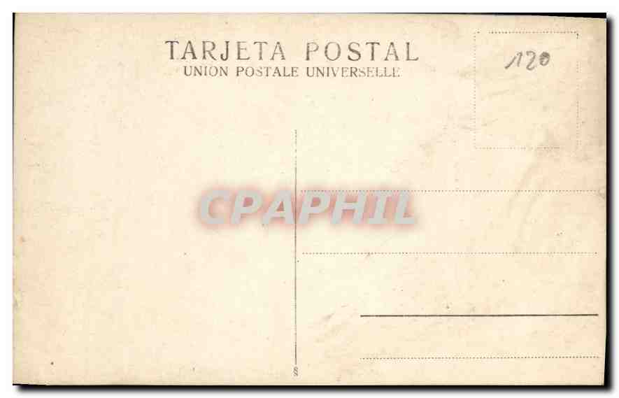 CARTE PHOTO Enfant — Verso