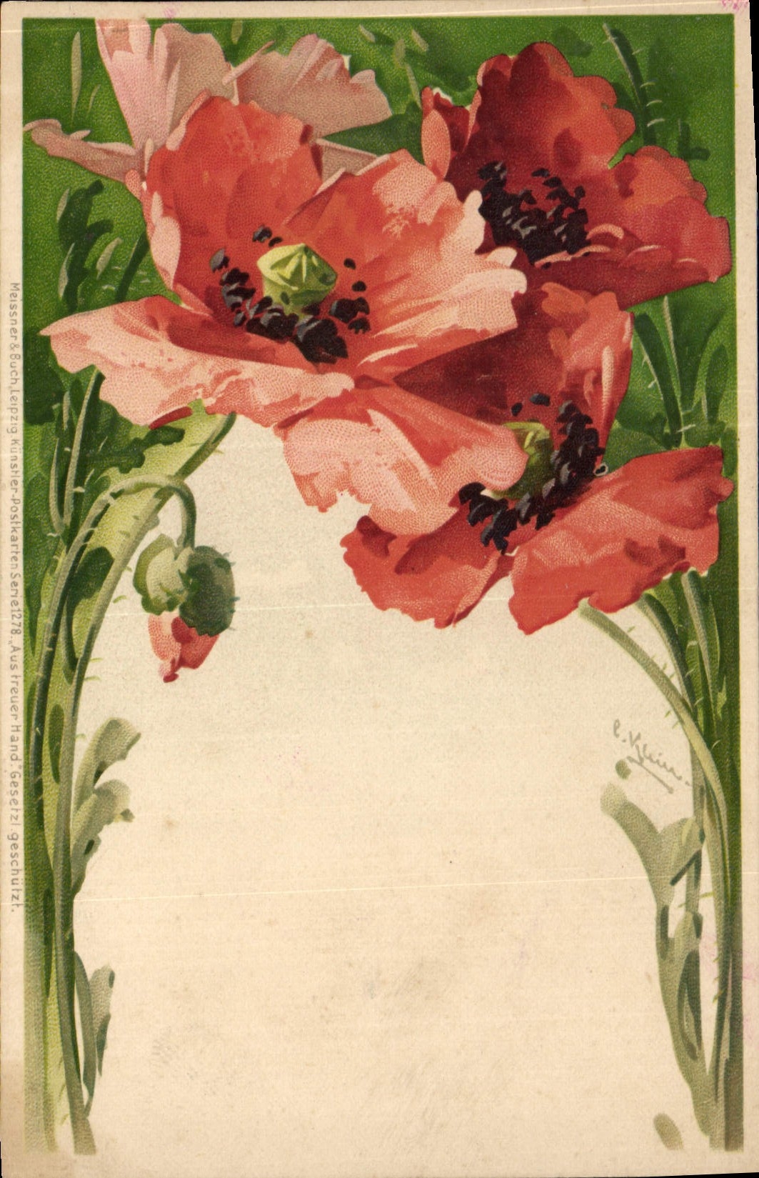 CPA Fantaisie Fleurs