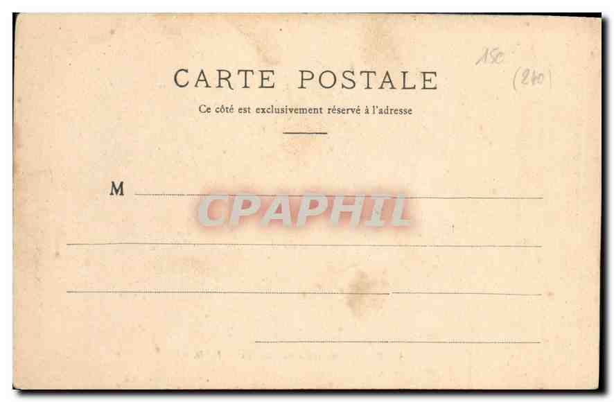 CPA La Maladrerie Casarne Moulin Militaria — Verso