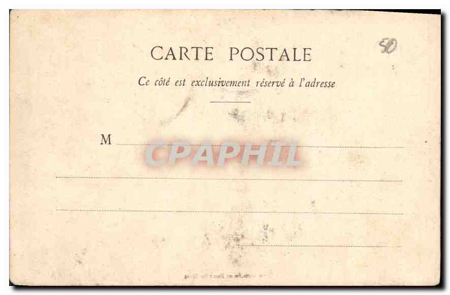 CPA Castres Rive Gauche et Pont de Metz  — Rückseite