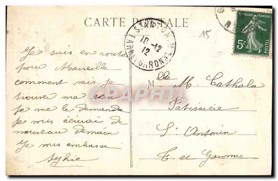 CPA Lyon La Cathedrale Saint Jean Style gothque de diverses epoques  — Verso
