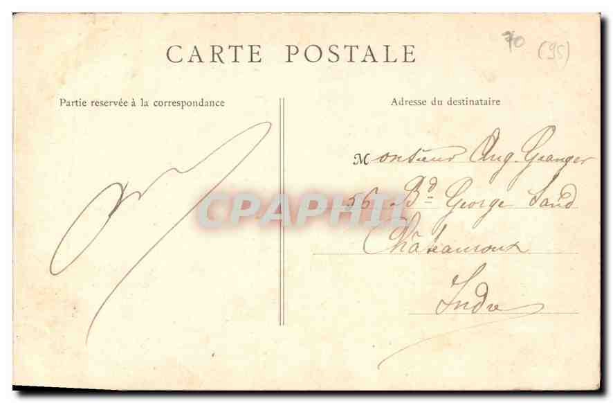 CPA Paris Pont de briques des Buttes Chaumont  — Rückseite