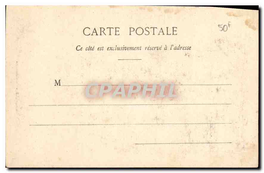 CPA Castres Rue Gambetta  — Rückseite