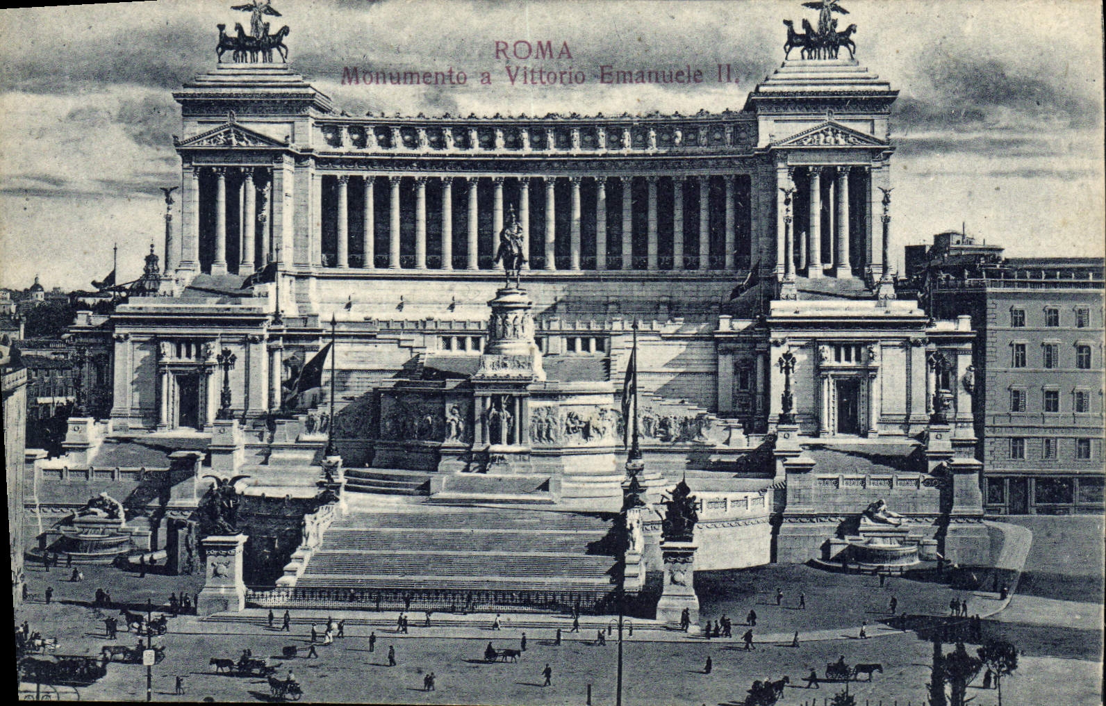 CPA Roma Monumento a Vittorio Emanuele II 