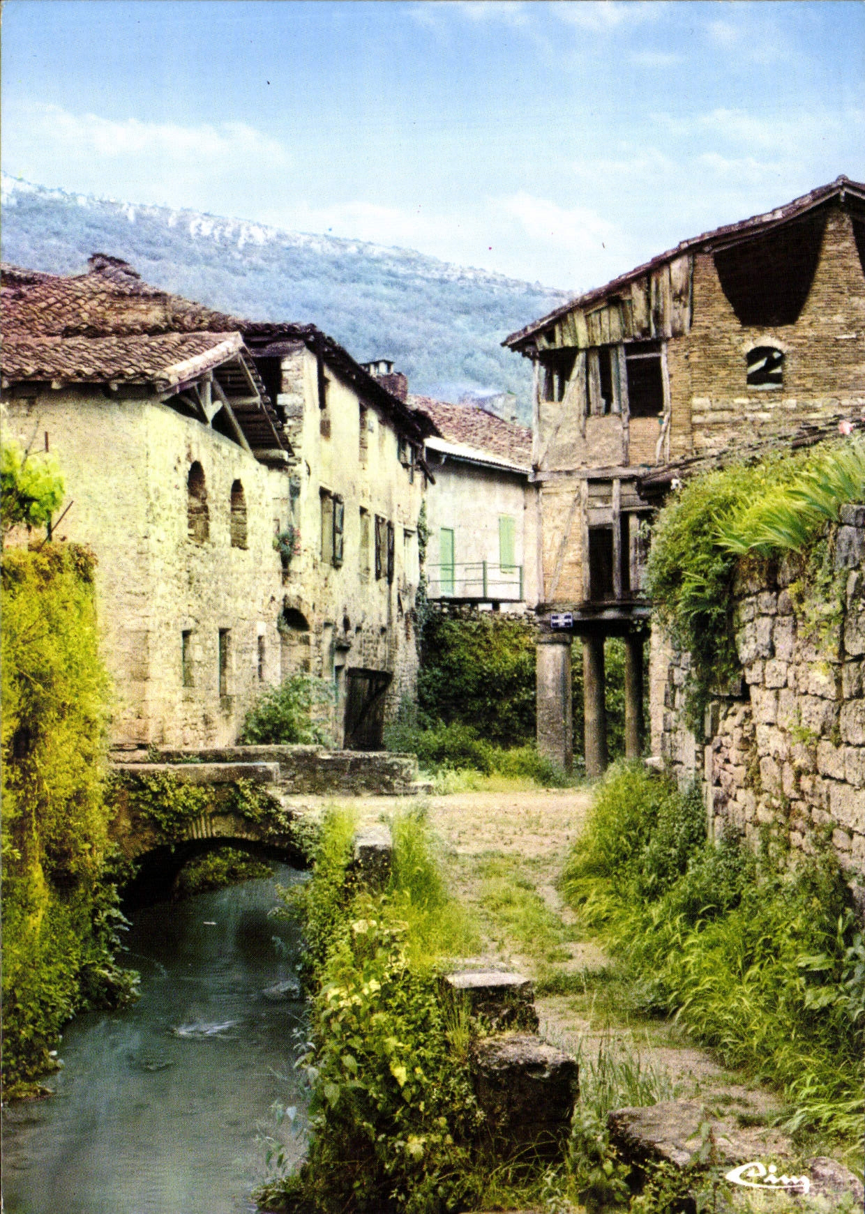CPA Saint Antonin Noble Val Tarn et Garonne Les vieilles tanneries 