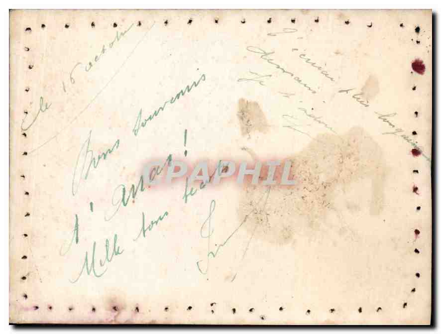 CARTE PHOTO Soldats Militaria Mitrailleuses — Rückseite