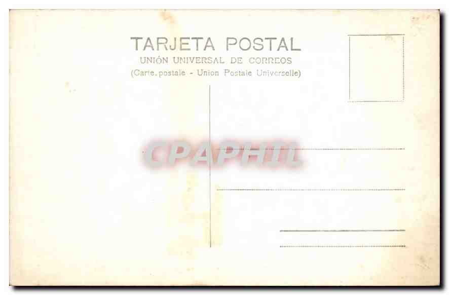 CARTE PHOTO Bateuse Deering — Rückseite