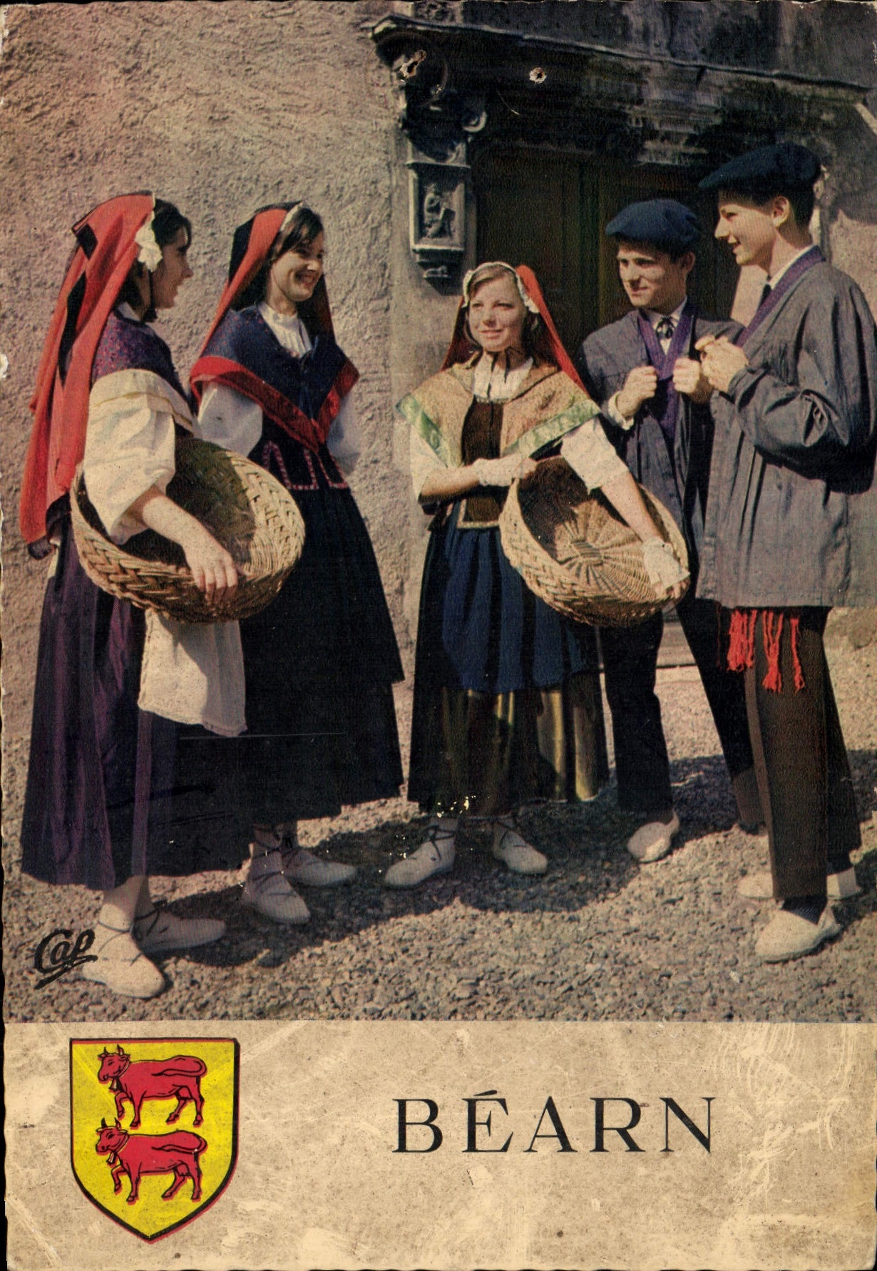 CPA Bearn Bas Bearn Valle du Gave de Pau 