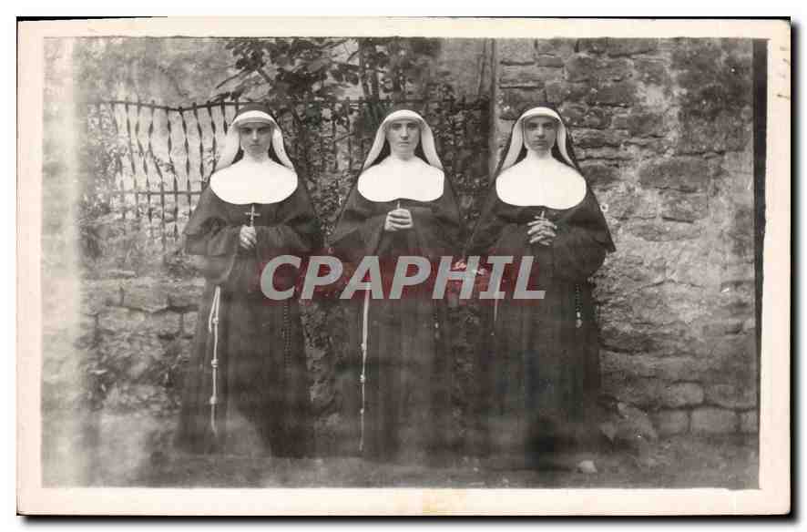 CARTE PHOTO Femmes Religieuses