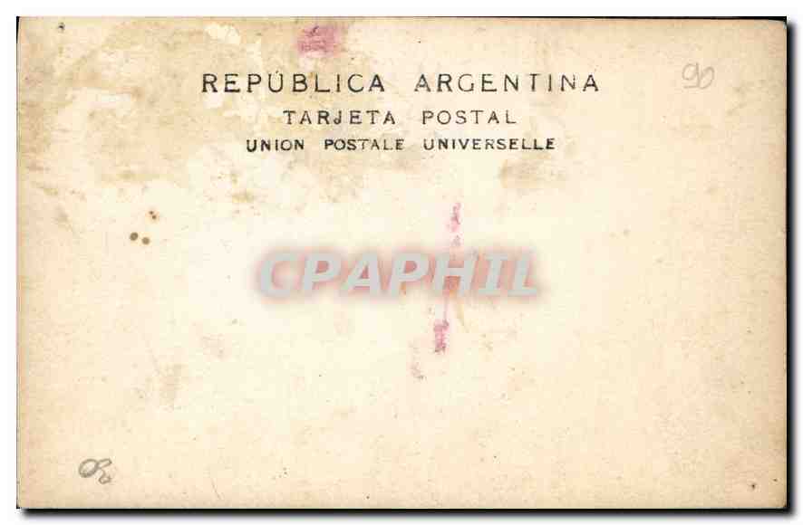 CARTE PHOTO Enfants Caleche — Verso