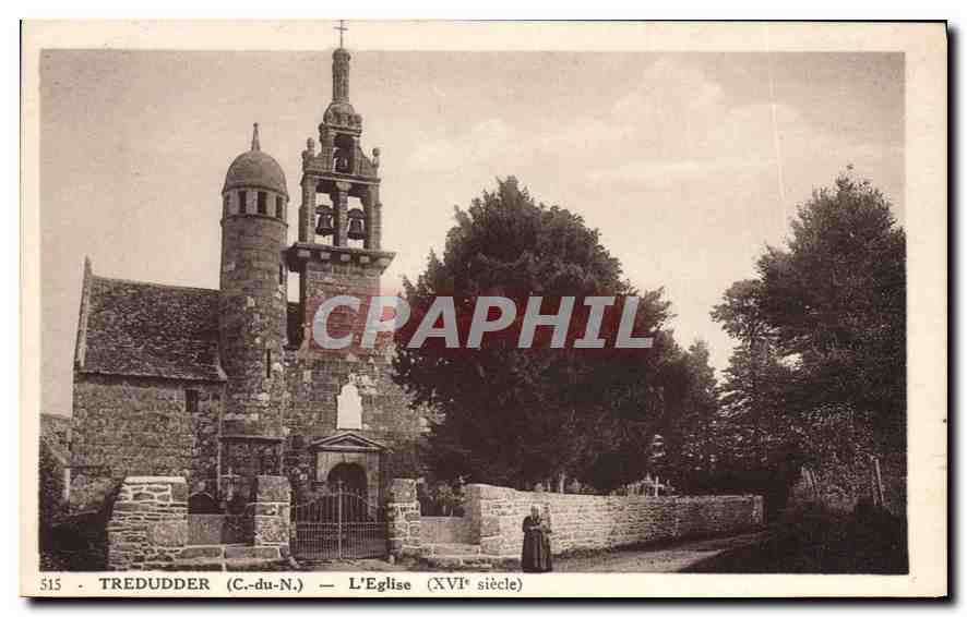 CPA Tredudder C du N L'Eglise XVI siecle 