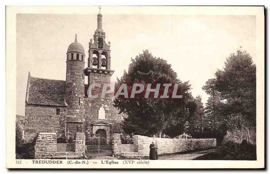 CPA Tredudder C du N L'Eglise XVI siecle 