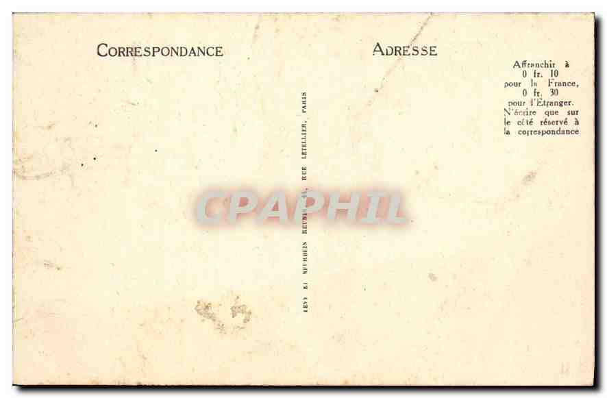 CPA Le Yaudet C du N Autel de la Vierge couchee  — Rückseite