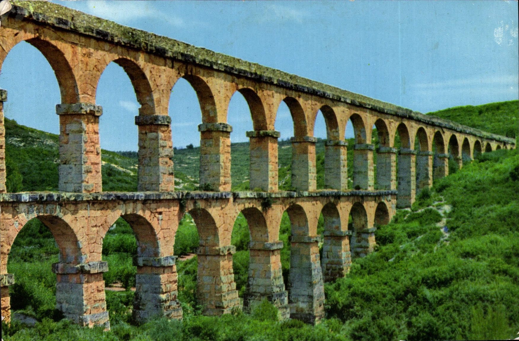 Acueducto Romano de Tarragona — Tarragona, Espagne — Photo color RAYMOND - Anverso