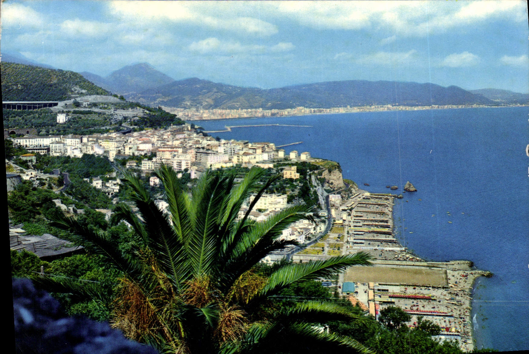 CPA Vietre sur Mare Salerno Panorama Splaggia 