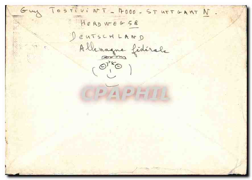 Lettre Stuttgart  — Rückseite