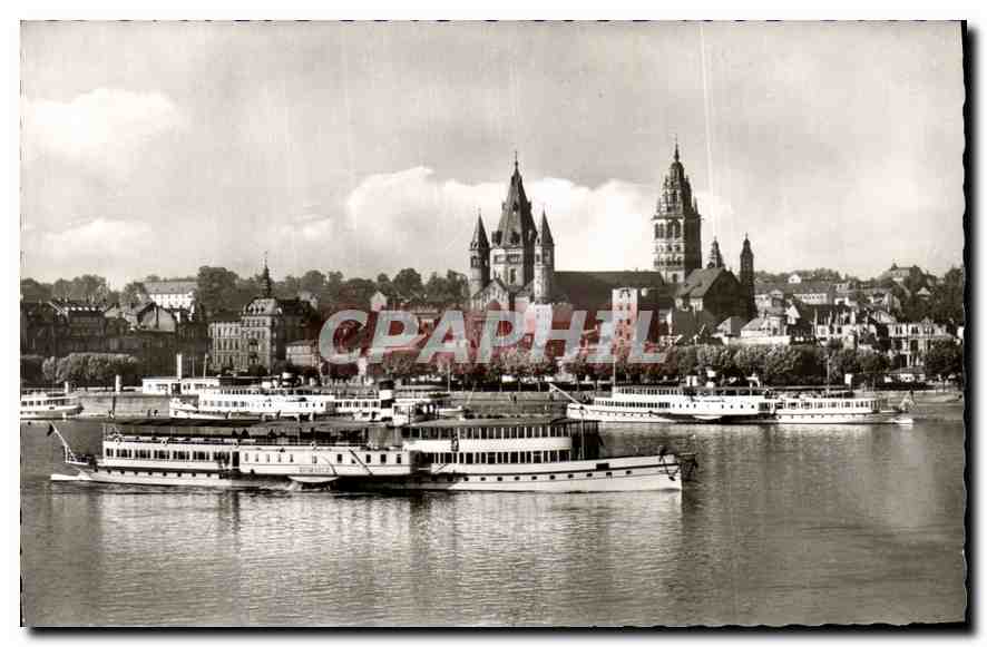 CPM  Mainz am Rhein Rhein und Dom 