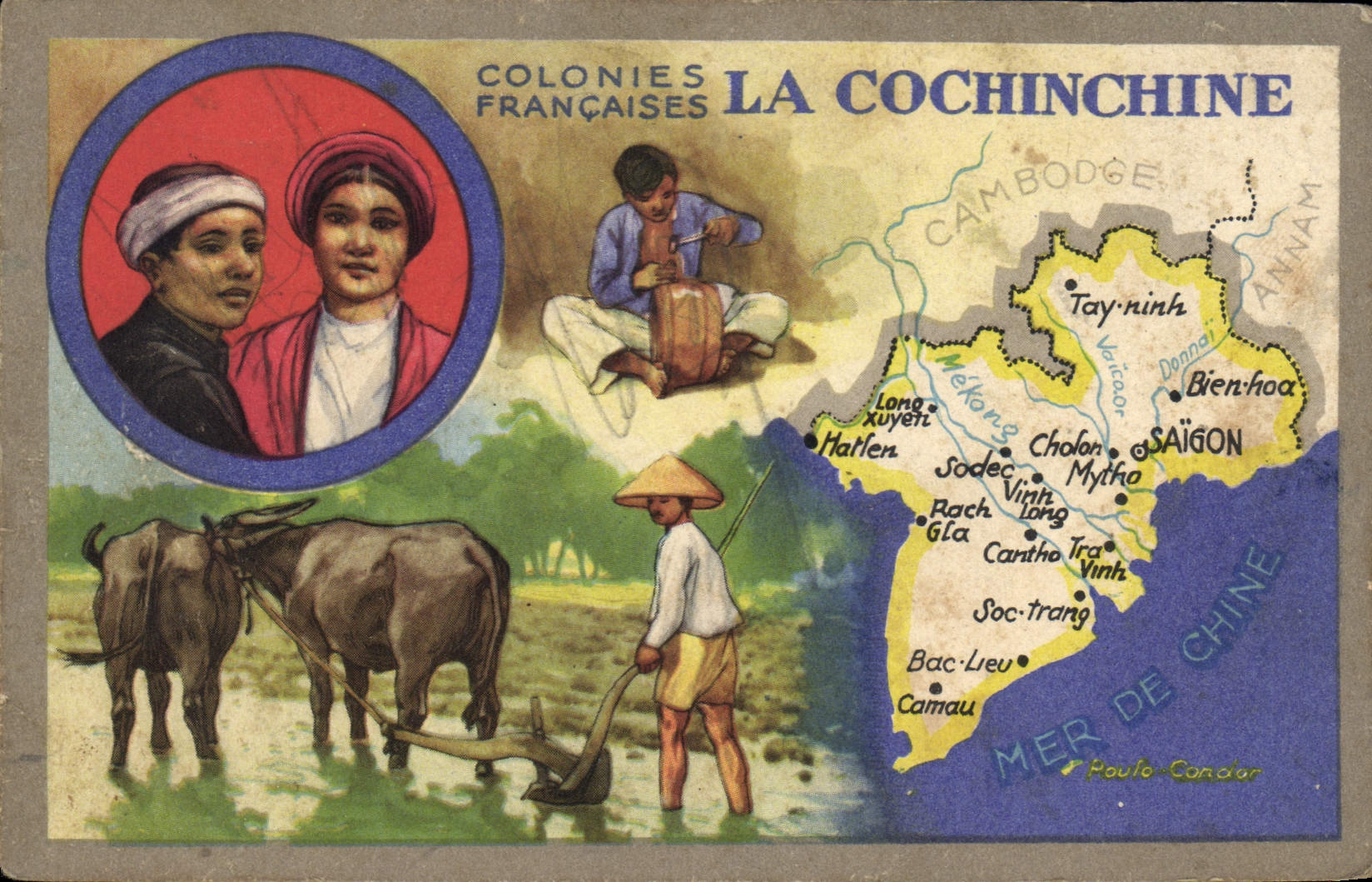 CPA Colonies Francaises La Cochinchine 