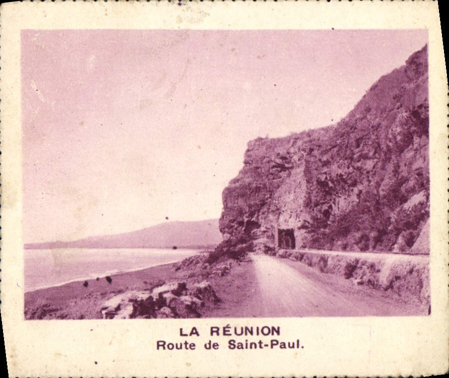 La Réunion — Route de Saint-Paul — éditeur CPAPHIL, n° de série non lisible - Anverso