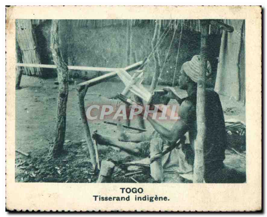 Togo — Tisserand indigène — CPAPHIL - Anverso