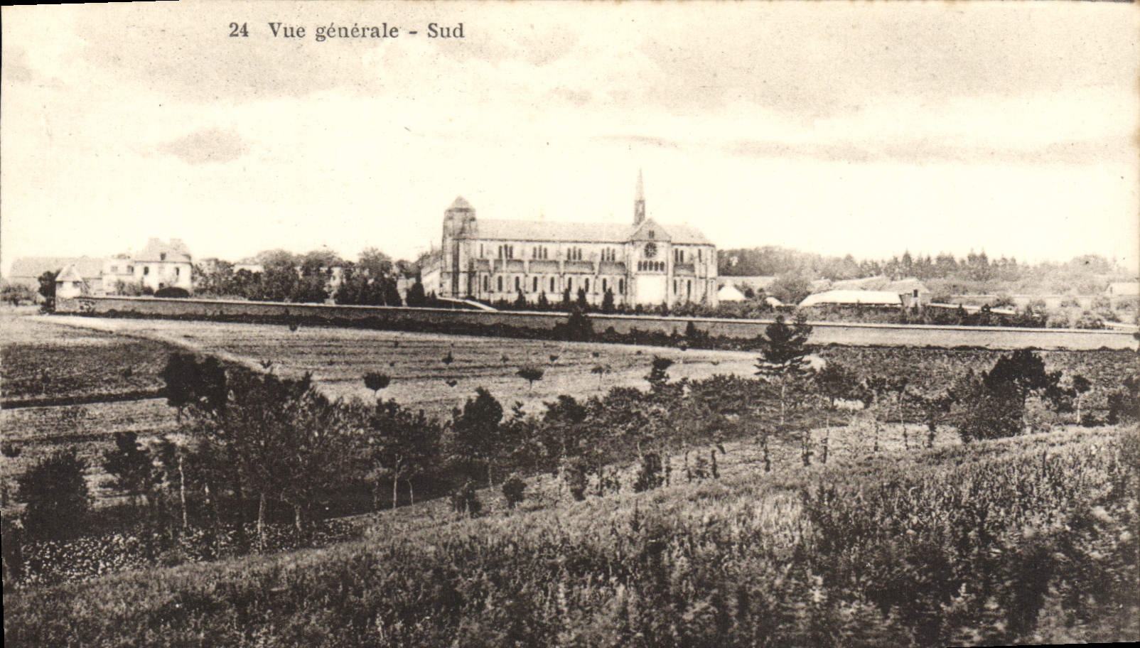 CPA Vue generale Sud Abbaye de Notre Dame de Thymadeuc 