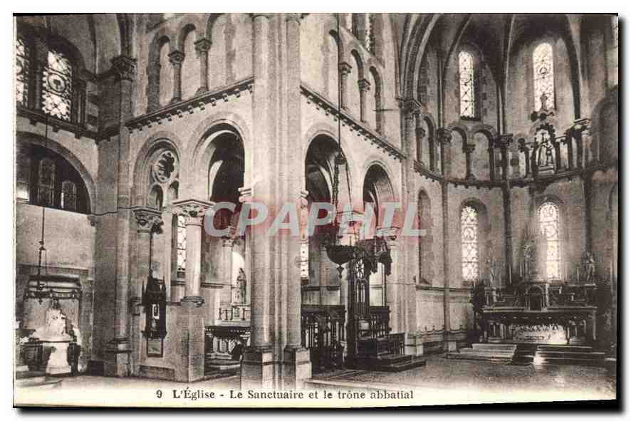 L'Église - Le Sanctuaire et le trône abbatial — Abbaye de Notre Dame de Thymadeuc, O.C.R. en Bréhan Loudeuc