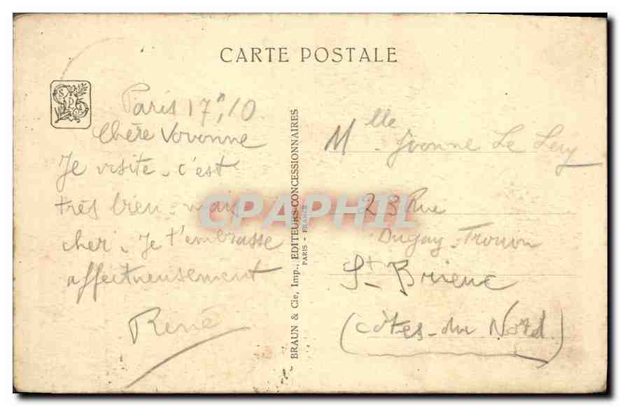 CPA Exposition Coloniale Internationale Paris 1931 Angkor Vat  — Verso
