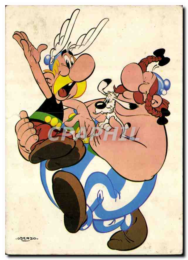 CPM Asterix Obelix und Idefix die drei unzertrennlichen Freunde 