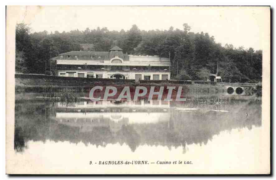 CPM Bagnoles de Vorne Casino et le Lac 