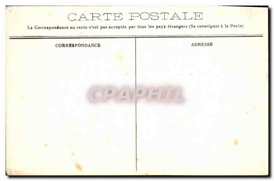 CPA Camaret Sur Mer Finistere Pointe de Pen hir  — Rückseite