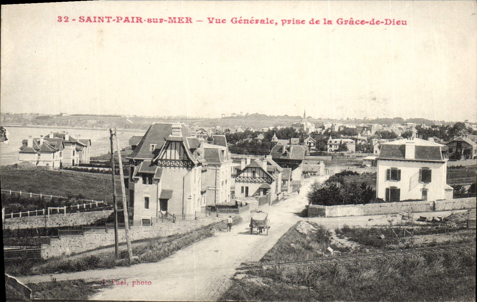 SAINT-PAIR-sur-MER — Vue Générale, prise de la Grâce-de-Dieu — I. Puel, photo