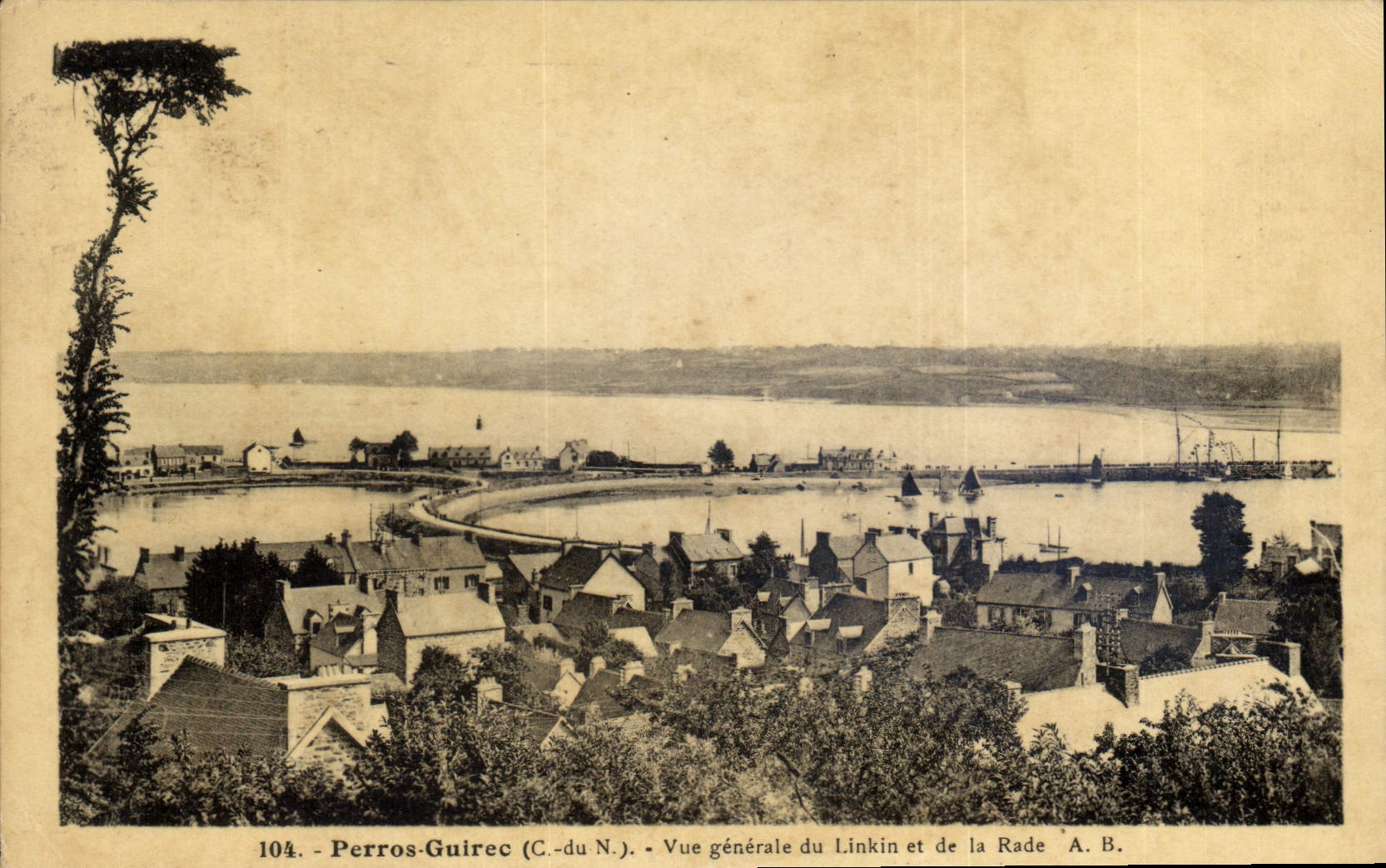 Perros-Guirec (C.-du N.) - Vue générale du Linkin et de la Rade - A. B.