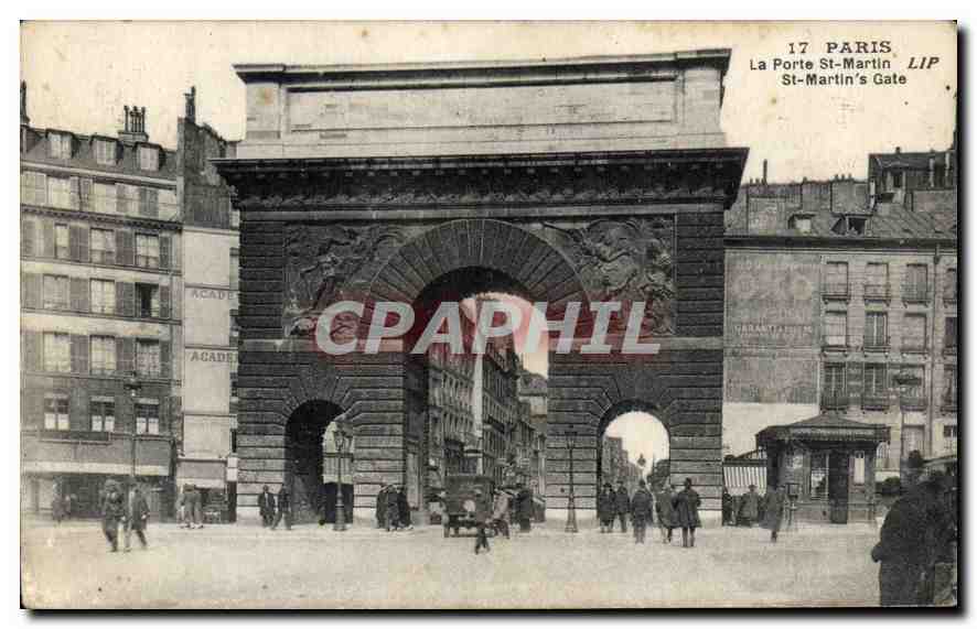 CPA Paris La Porte St Martin 