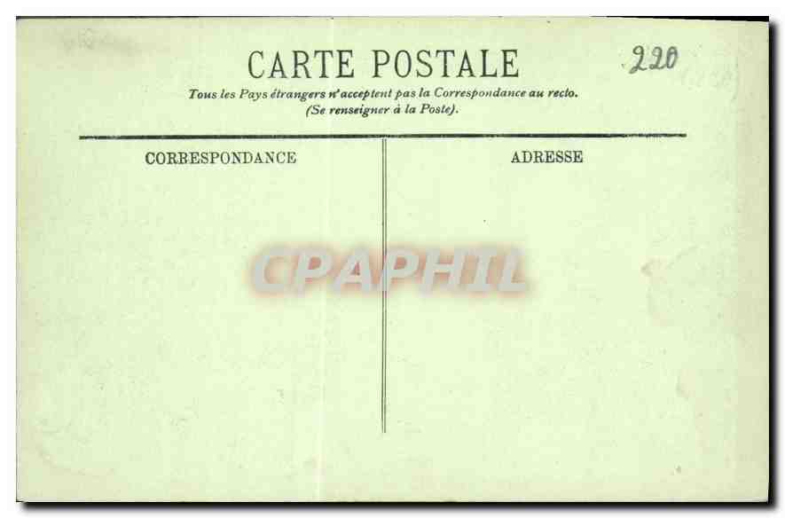 CPA Marseille Le Pont Transbordeur  — Rückseite